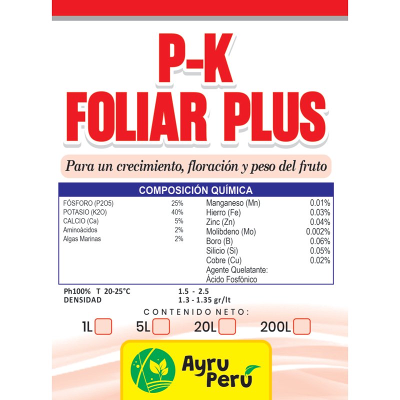 P-K FOLIAR PLUS